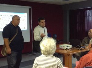 Il presidente UMI Leone, Il presidente Confartigianato Antonicelli, il micologo Gentile